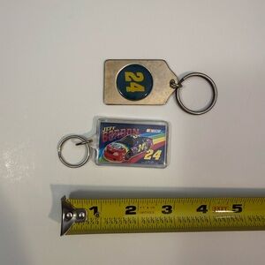 Nascar Blue and Yellow Key & Card Holders